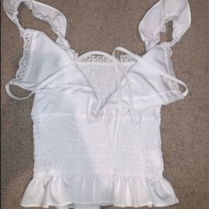 Cute white top